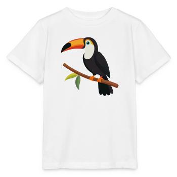 Toucan - T-shirt bio MINI CREATOR Stanley/Stella Enfant - blanc - Devant - Maike (125cm)