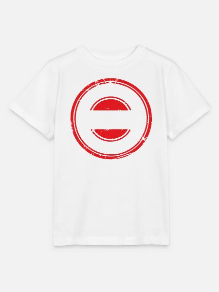 Blank Grunge-Gummistempel-Abzeichen-Vorlagenvektor - Stanley/Stella Kinder T-Shirt MINI CREATOR - Weiß