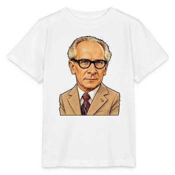 Erich Honecker Karikatur (freigestellt) - Stanley/Stella Kinder T-Shirt MINI CREATOR  - Weiß - Vorne - Maike (125cm)