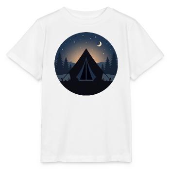camping - Stanley/Stella Kinder T-Shirt MINI CREATOR  - Weiß - Vorne - Maike (125cm)