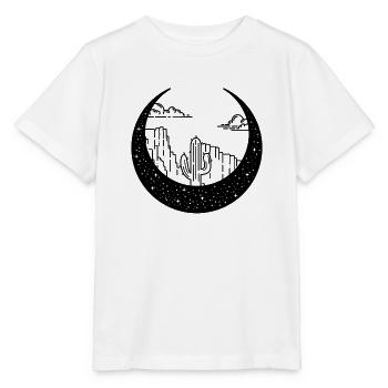 Canyon in der Mondsichel - Stanley/Stella Kinder T-Shirt MINI CREATOR  - Weiß - Vorne - Maike (125cm)