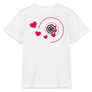 Love - Stanley/Stella Kinder T-Shirt MINI CREATOR  - Weiß - Vorne - Maike (125cm)