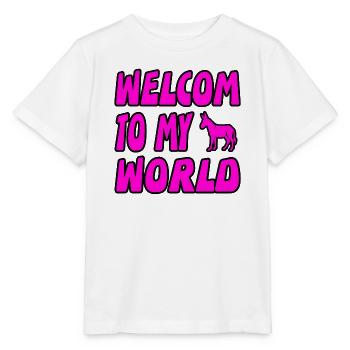 Esel - Stanley/Stella Kinder T-Shirt MINI CREATOR  - Weiß - Vorne - Maike (125cm)
