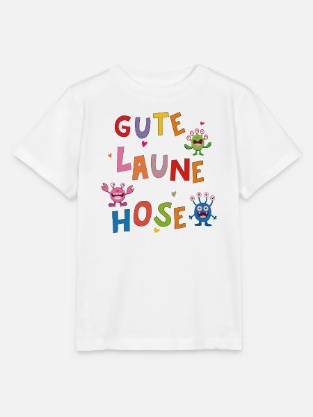 Gute Laune Hose  - Stanley/Stella Kinder T-Shirt MINI CREATOR  - Weiß