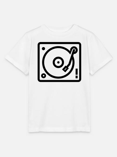 DJ-Plattenspieler - Stanley/Stella Kinder T-Shirt MINI CREATOR - Weiß