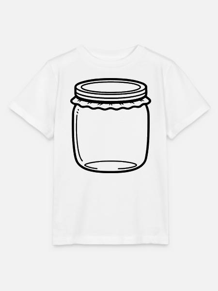Jam Jar Gliederung - Stanley/Stella Kinder T-Shirt MINI CREATOR  - Weiß