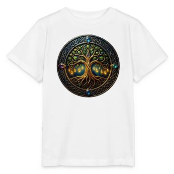 Fantasy Tree of Light - Stanley/Stella MINI CREATOR Kids’ T-Shirt - white - Front - Maike (125cm)