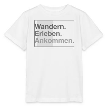 Wandern erleben - Stanley/Stella Kinder T-Shirt MINI CREATOR  - Weiß - Vorne - Maike (125cm)