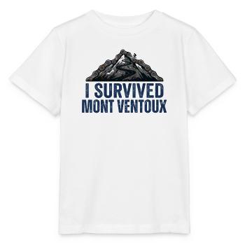 Ich habe Mont Ventoux Radkunst überlebt - Stanley/Stella Kinder T-Shirt MINI CREATOR  - Weiß - Vorne - Maike (125cm)