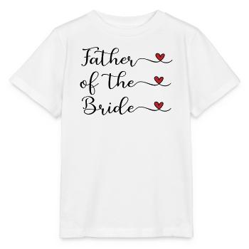 Father of the Bride - Stanley/Stella MINI CREATOR Kids’ T-Shirt - white - Front - Maike (125cm)