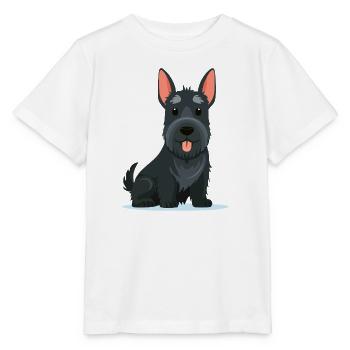 Little Scottish Terrier (comic) - Stanley/Stella MINI CREATOR Kids’ T-Shirt - white - Front - Maike (125cm)