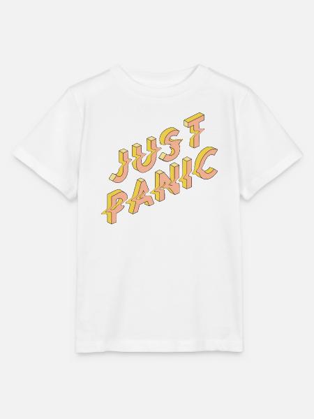 Justy Paklic 3D Schriftzug - Stanley/Stella Kinder T-Shirt MINI CREATOR - Weiß