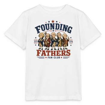 Fanclub der Gründerväter Lustige Gründerväter - Stanley/Stella Kinder T-Shirt MINI CREATOR  - Weiß - Vorne - Maike (125cm)