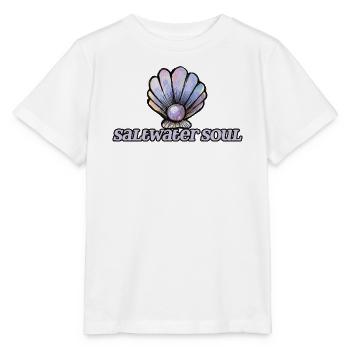SeaWater Soul Muschelkunst - Stanley/Stella Kinder T-Shirt MINI CREATOR  - Weiß - Vorne - Maike (125cm)