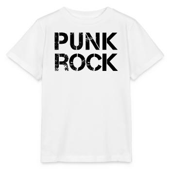 Punkrock-Logo - Stanley/Stella Kinder T-Shirt MINI CREATOR  - Weiß - Vorne - Maike (125cm)