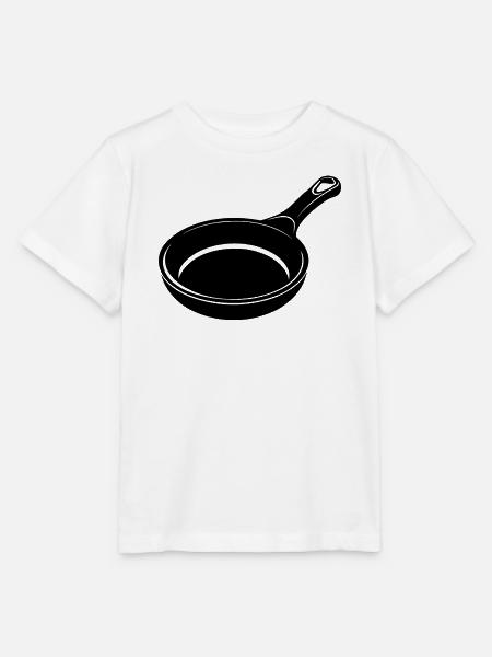 Gusseiserne Pfanne - Stanley/Stella Kinder T-Shirt MINI CREATOR - Weiß