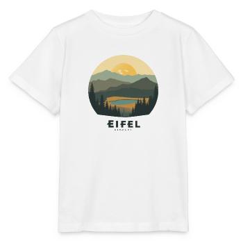 Eifel Maar | Vintage Nature Travel Poster - Stanley/Stella MINI CREATOR Kids’ T-Shirt - white - Front - Maike (125cm)