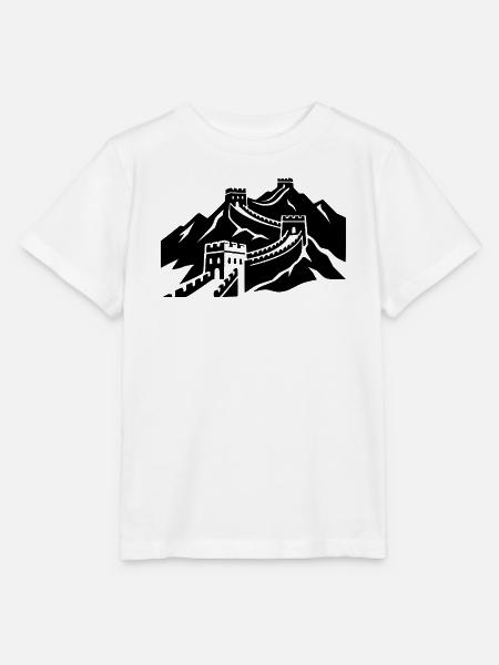 Chinesische Mauer - Stanley/Stella Kinder T-Shirt MINI CREATOR - Weiß