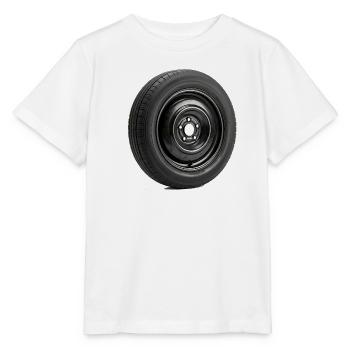 Car Wheel - Stanley/Stella Kinder T-Shirt MINI CREATOR  - Weiß - Vorne - Maike (125cm)
