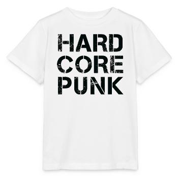 Hardcore Punk Distressed Typografie - Stanley/Stella Kinder T-Shirt MINI CREATOR  - Weiß - Vorne - Maike (125cm)