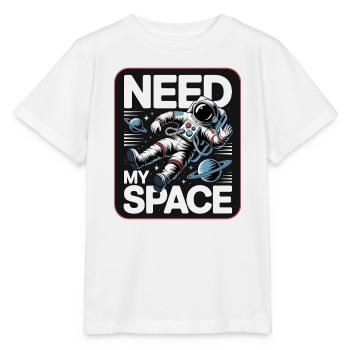 Raumfahrt-Statement: Need My Space - Stanley/Stella Kinder T-Shirt MINI CREATOR  - Weiß - Vorne - Maike (125cm)