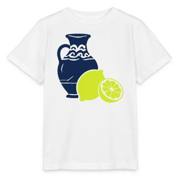 Citrus vase contrast print - Stanley/Stella MINI CREATOR Kids’ T-Shirt - white - Front - Maike (125cm)