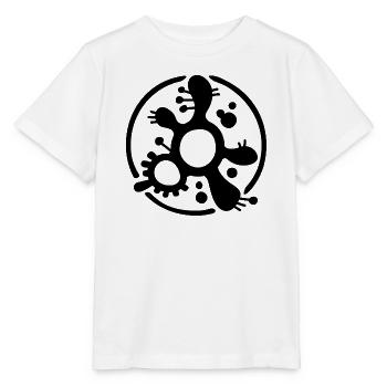 Protozoan Fragment Logo (Black) - Stanley/Stella MINI CREATOR Kids’ T-Shirt - white - Front - Maike (125cm)