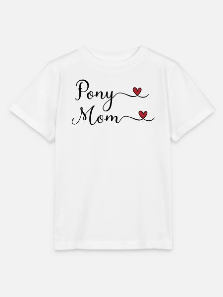 Pony Mama - Stanley/Stella Kinder T-Shirt MINI CREATOR - Weiß