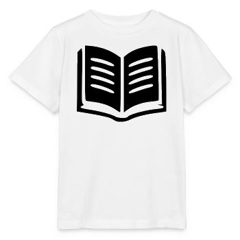 Buch Bücher lesen - Stanley/Stella Kinder T-Shirt MINI CREATOR  - Weiß - Vorne - Maike (125cm)