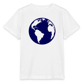 Erde - Stanley/Stella Kinder T-Shirt MINI CREATOR  - Weiß - Vorne - Maike (125cm)