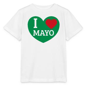 I Love Mayo - Stanley/Stella MINI CREATOR Kids’ T-Shirt - white - Front - Maike (125cm)