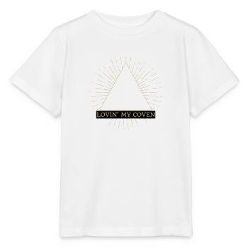 Coven Augendreieck-Glanz - Stanley/Stella Kinder T-Shirt MINI CREATOR  - Weiß - Vorne - Maike (125cm)