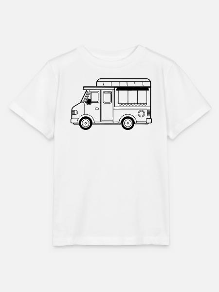 Food Truck - Stanley/Stella Kinder T-Shirt MINI CREATOR - Weiß