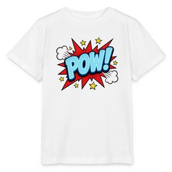 POW! Comic Pop Art Design – Knallig Retro - Stanley/Stella Kinder T-Shirt MINI CREATOR  - Weiß - Vorne - Maike (125cm)