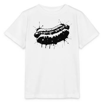 Hot Dog Ink Splash & Splash Black - Stanley/Stella MINI CREATOR Kids’ T-Shirt - white - Front - Maike (125cm)