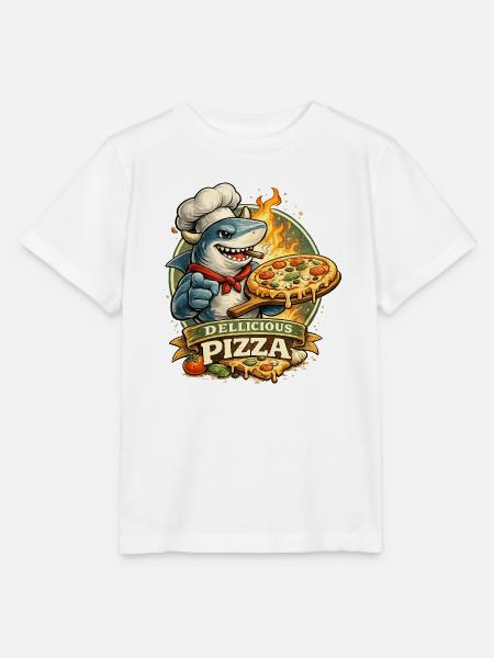Pizzahai Kochheld - Stanley/Stella Kinder T-Shirt MINI CREATOR  - Weiß