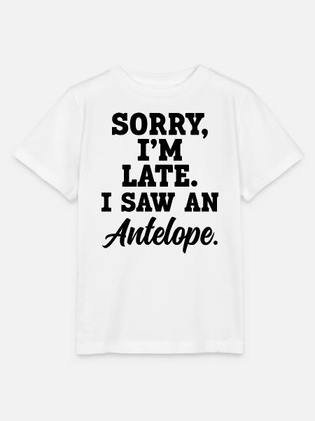 Antilope Lustiger Spruch - Stanley/Stella Kinder T-Shirt MINI CREATOR  - Weiß