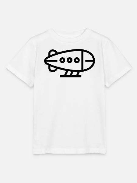 Luftschiff - Stanley/Stella Kinder T-Shirt MINI CREATOR - Weiß