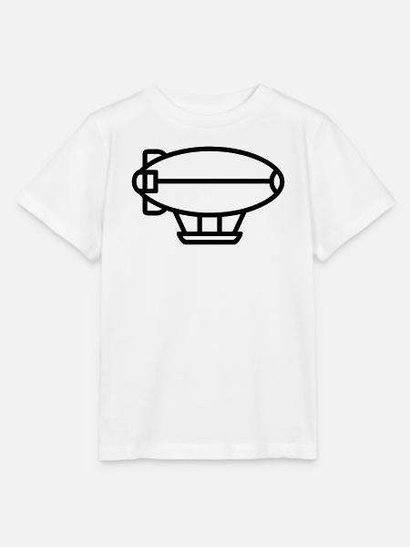 Luftschiff - Stanley/Stella Kinder T-Shirt MINI CREATOR - Weiß