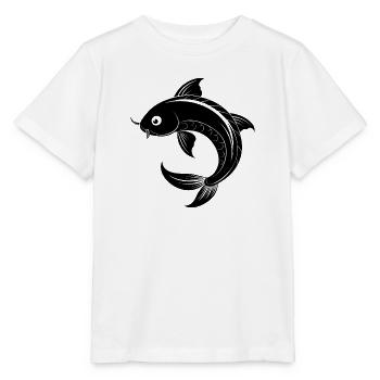 Koi Fish - Stanley/Stella MINI CREATOR Kids’ T-Shirt - white - Front - Maike (125cm)