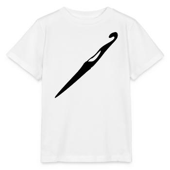 Häkeln Häkelnadel Geschenk - Stanley/Stella Kinder T-Shirt MINI CREATOR  - Weiß - Vorne - Maike (125cm)
