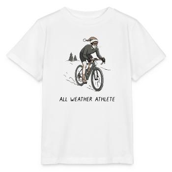 All Weather Athlete Bike - Stanley/Stella MINI CREATOR Kids’ T-Shirt - white - Front - Maike (125cm)
