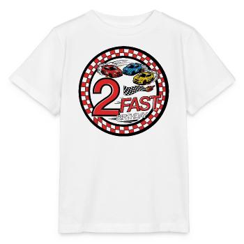 2 Almost Birthday Rally - Stanley/Stella MINI CREATOR Kids’ T-Shirt - white - Front - Maike (125cm)