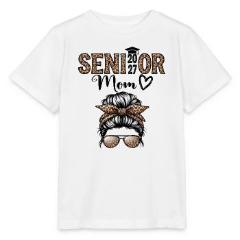 Mom Senior 2027 Proud Mom of A Class of 2027 - Stanley/Stella MINI CREATOR Kids’ T-Shirt - white - Front - Maike (125cm)
