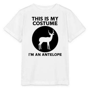 Antelope Costume Funny - Stanley/Stella MINI CREATOR Kids’ T-Shirt - white - Front - Maike (125cm)