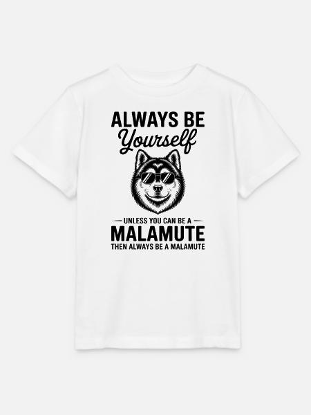 Alaskan Malamute Sprüche Alaskan Malamute Geschenk - Stanley/Stella Kinder T-Shirt MINI CREATOR  - Weiß