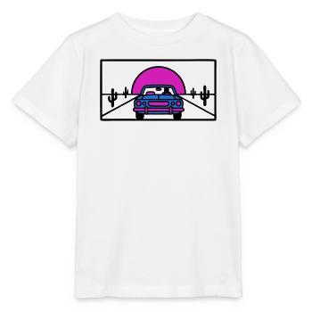 Desert Highway Car Logo - Stanley/Stella MINI CREATOR Kids’ T-Shirt - white - Front - Maike (125cm)