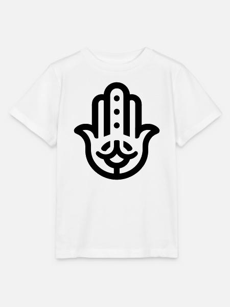 Hand von Fatma Hamsa - Stanley/Stella Kinder T-Shirt MINI CREATOR  - Weiß