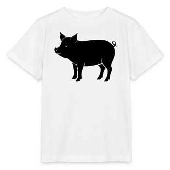 pig - Stanley/Stella MINI CREATOR Kids’ T-Shirt - white - Front - Maike (125cm)