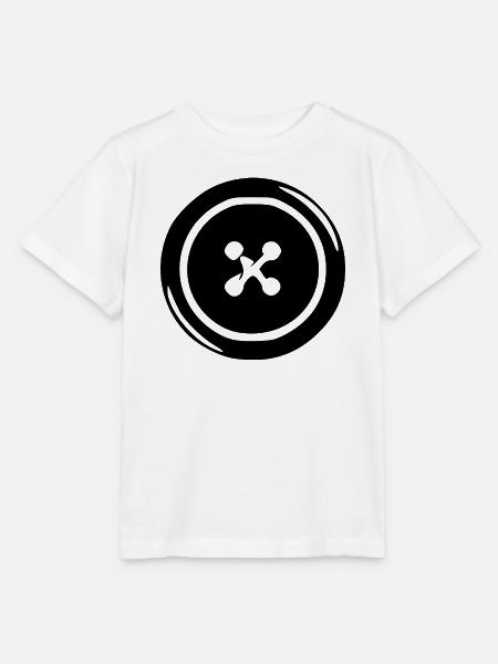 Handarbeit Knopf Geschenk Näherin - Stanley/Stella Kinder T-Shirt MINI CREATOR - Weiß